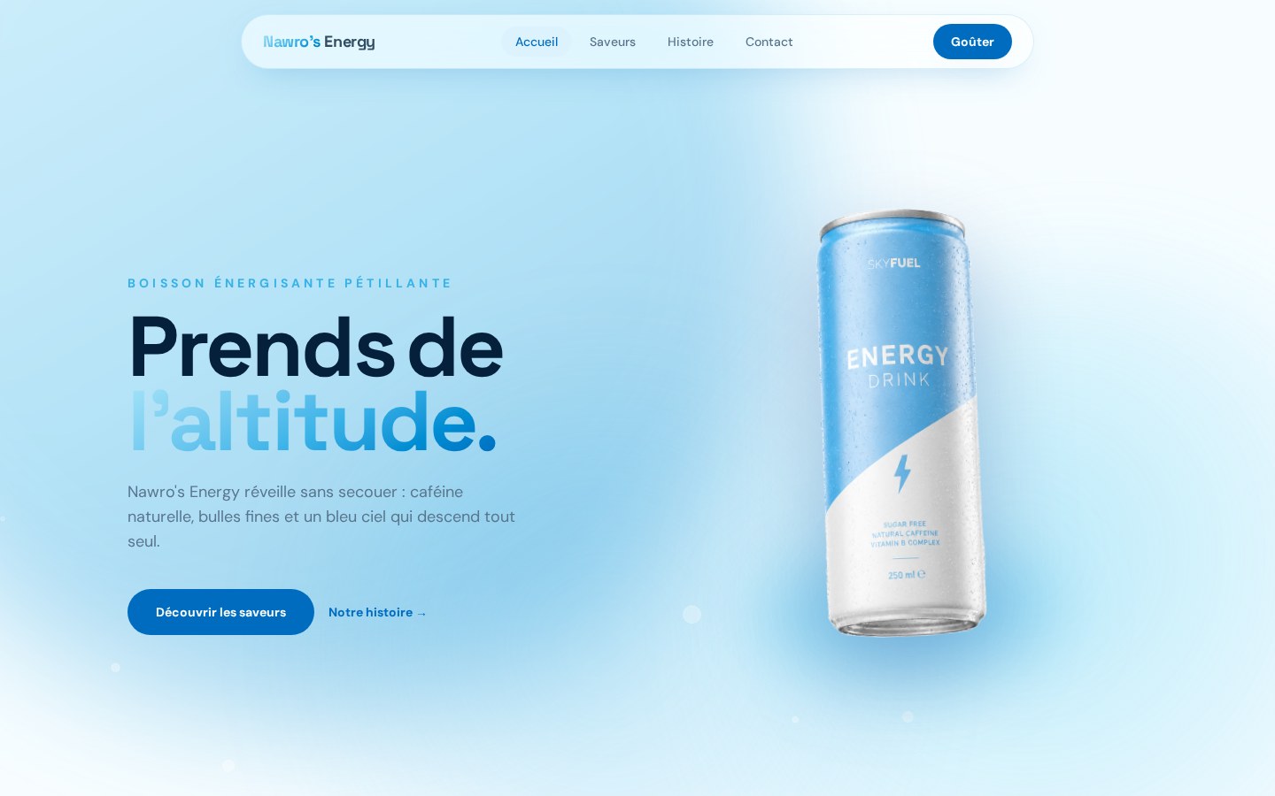 Aperçu du site Nawro's Energy